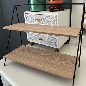Target Wooden Shelf with Black Frame